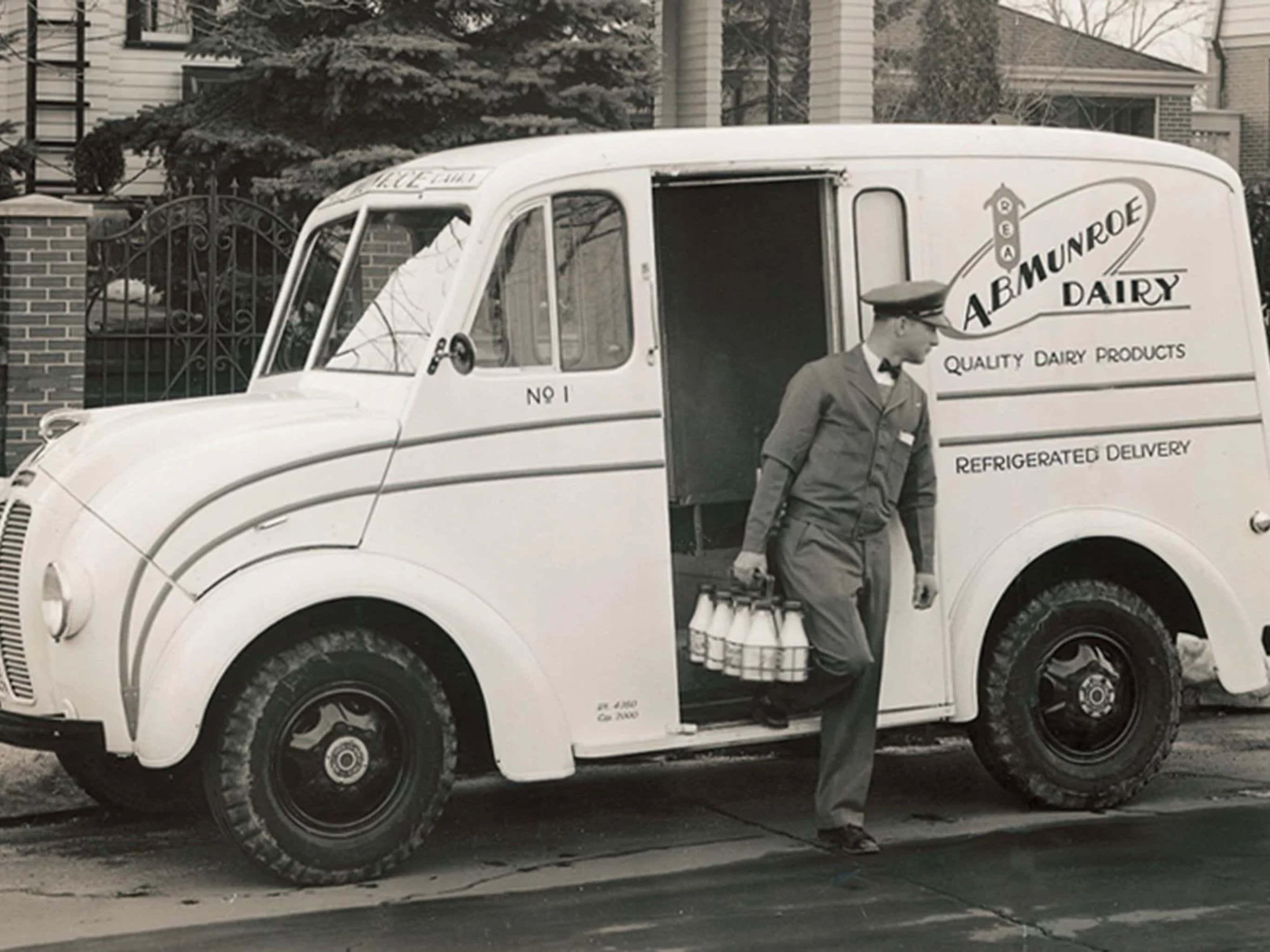 Old-school milkman